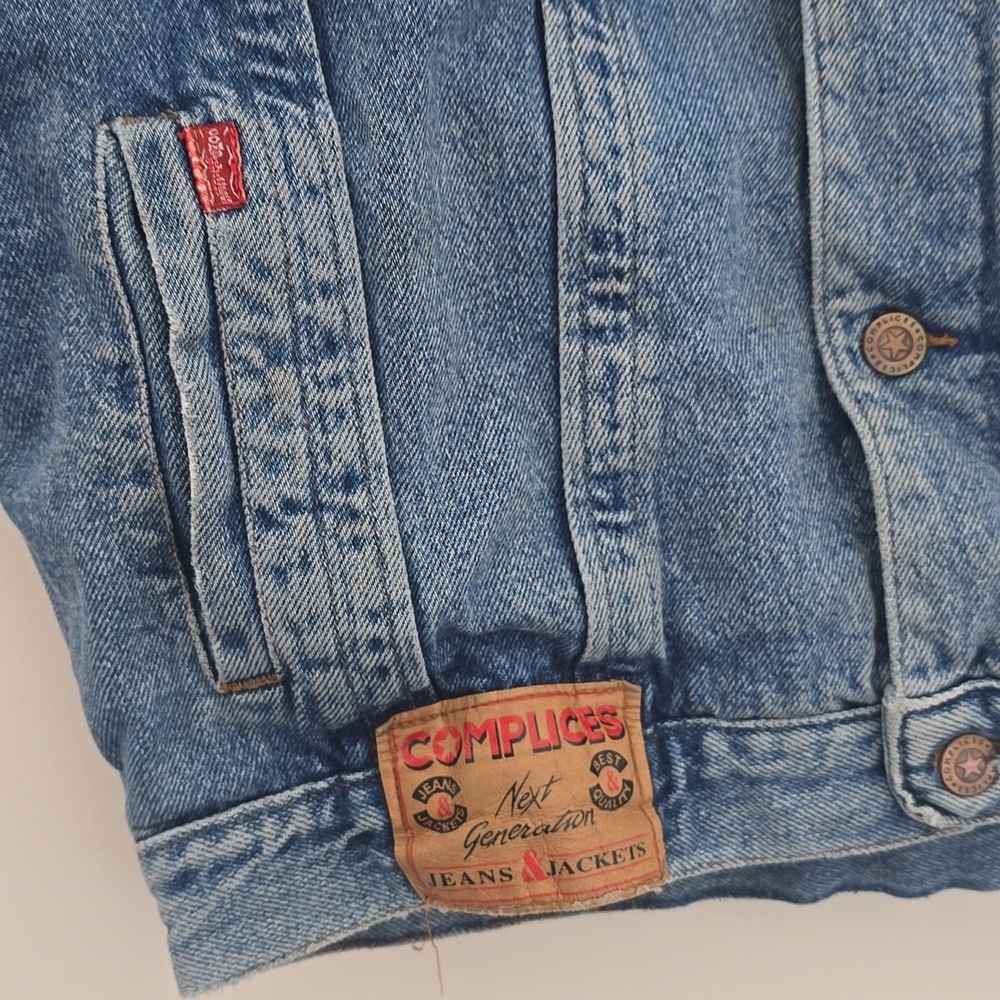 Levi's Blue Denim Vest - Picture 3 of 8
